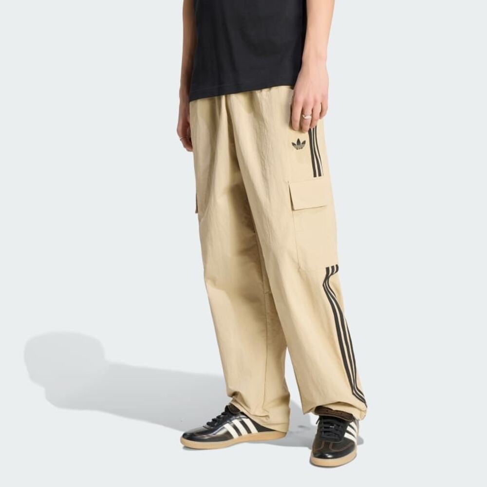 Adidas ADICOLOR CLASSICS 3-STRIPES CARGO PANTS Tan Men’s Size Small